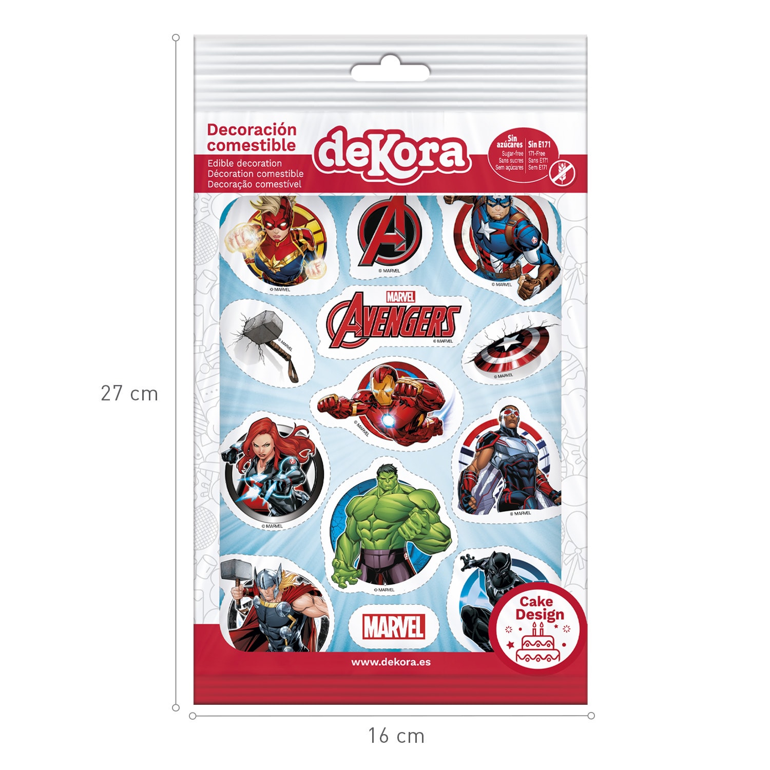 Avengers, Sockerdekorationer 13-pack