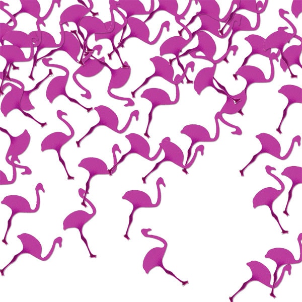 Flamingo, Konfetti av folie