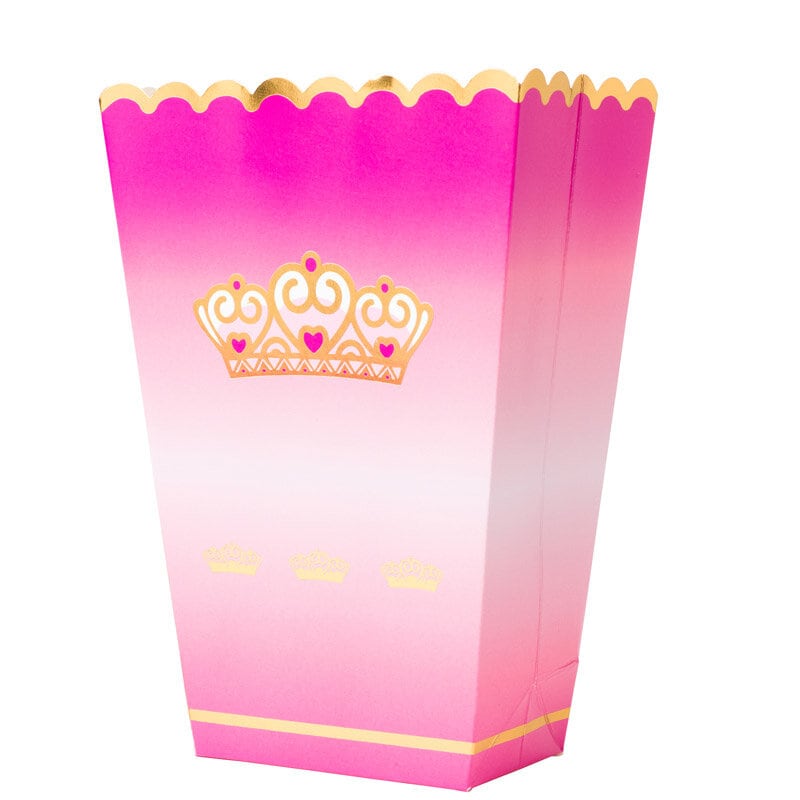 Prinsesskrona - Popcornbägare 8-pack
