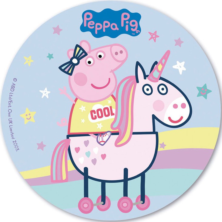 Tårtbild Peppa Pig - Oblat 20 cm (C)