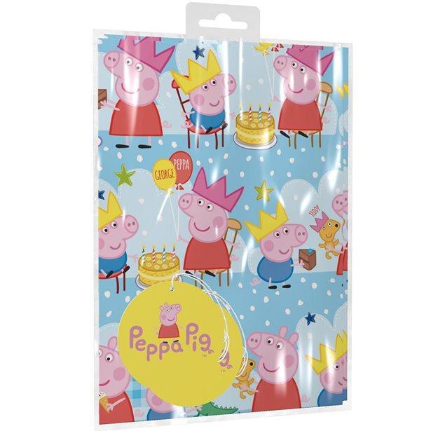 Presentpappersark - Peppa Pig