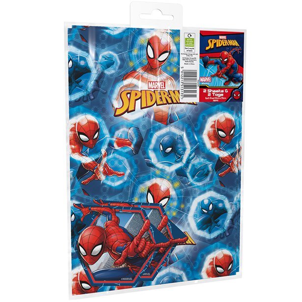 Presentpappersark - Spiderman