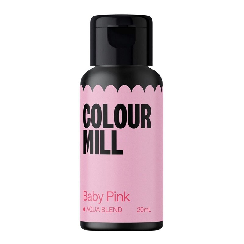 Colour Mill - Vattenbaserad ätbar färg ljusrosa 20 ml