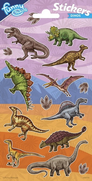 Dinosaurie, Klistermärken 15-pack