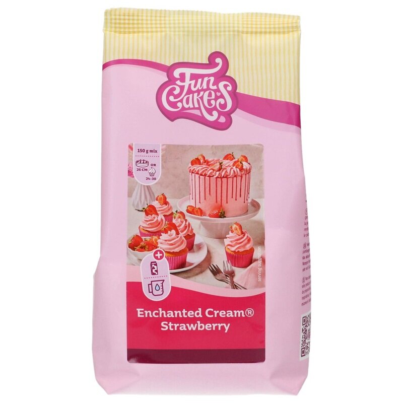 FunCakes Enchanted Cream frostingmix, jordgubb 450 gram