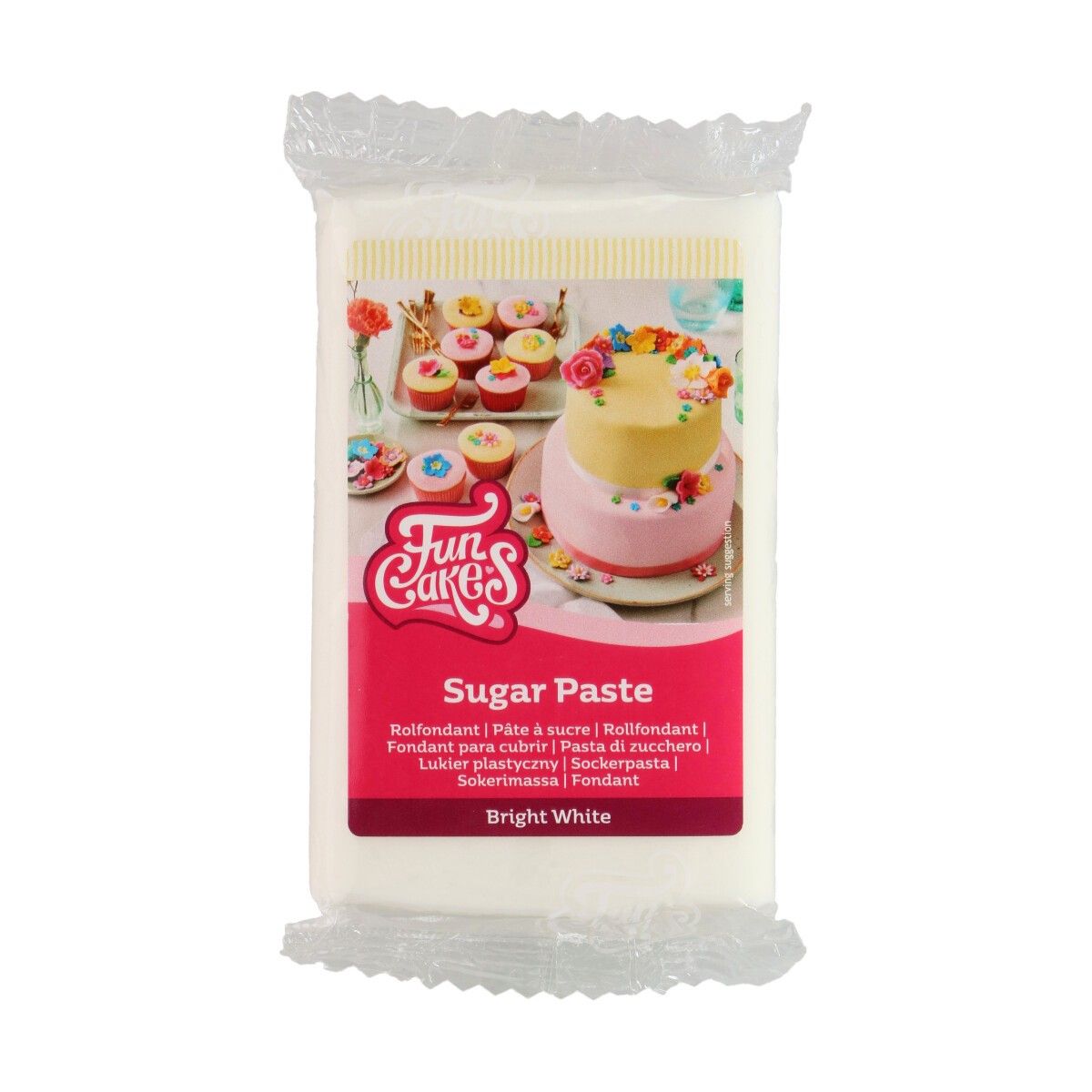 FunCakes - Sockerpasta Vit 250 gram