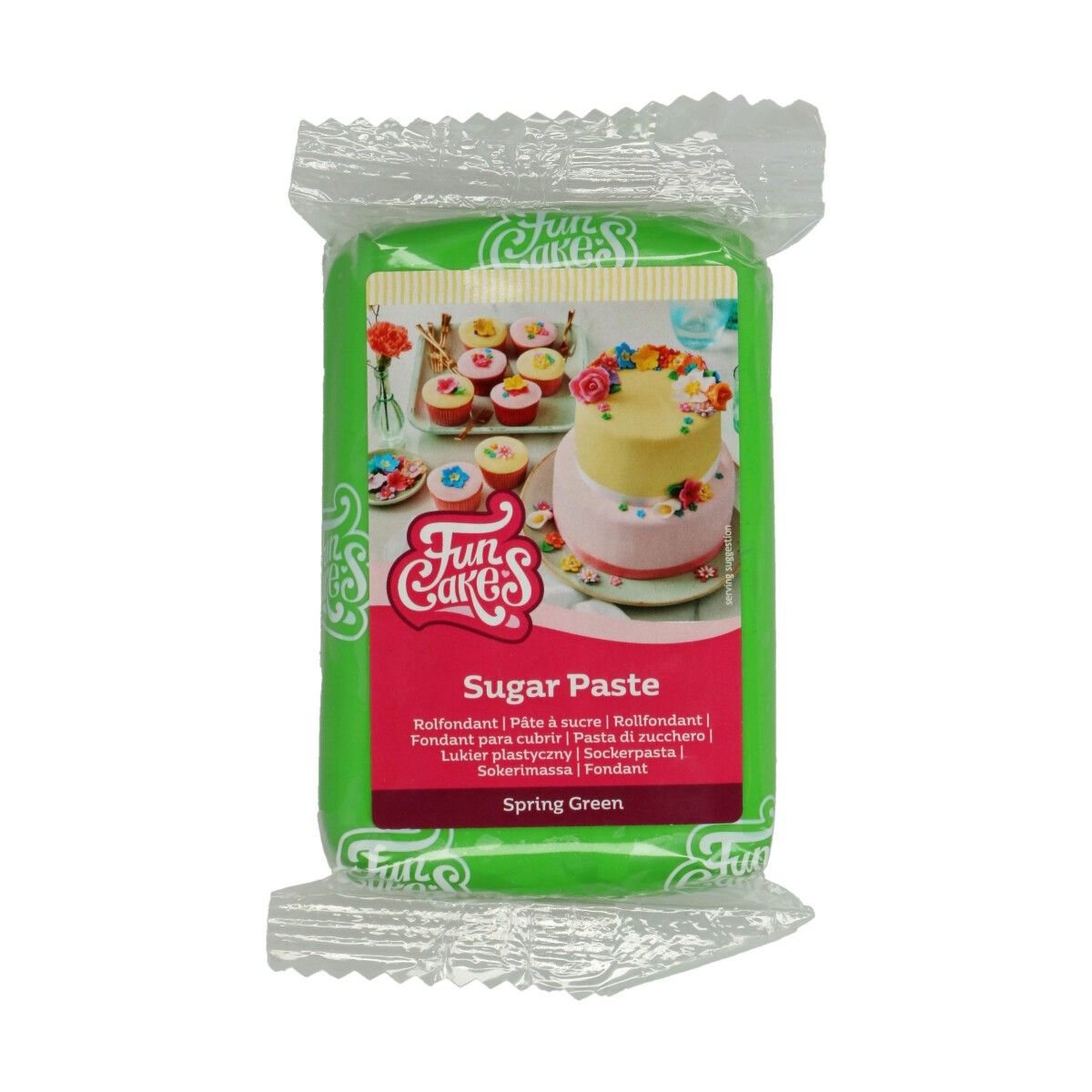 FunCakes - Sockerpasta Grön 250 gram