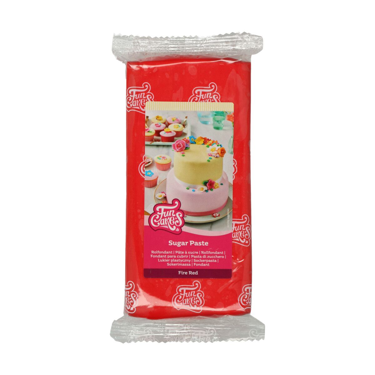 FunCakes - Sockerpasta Röd 1 kg
