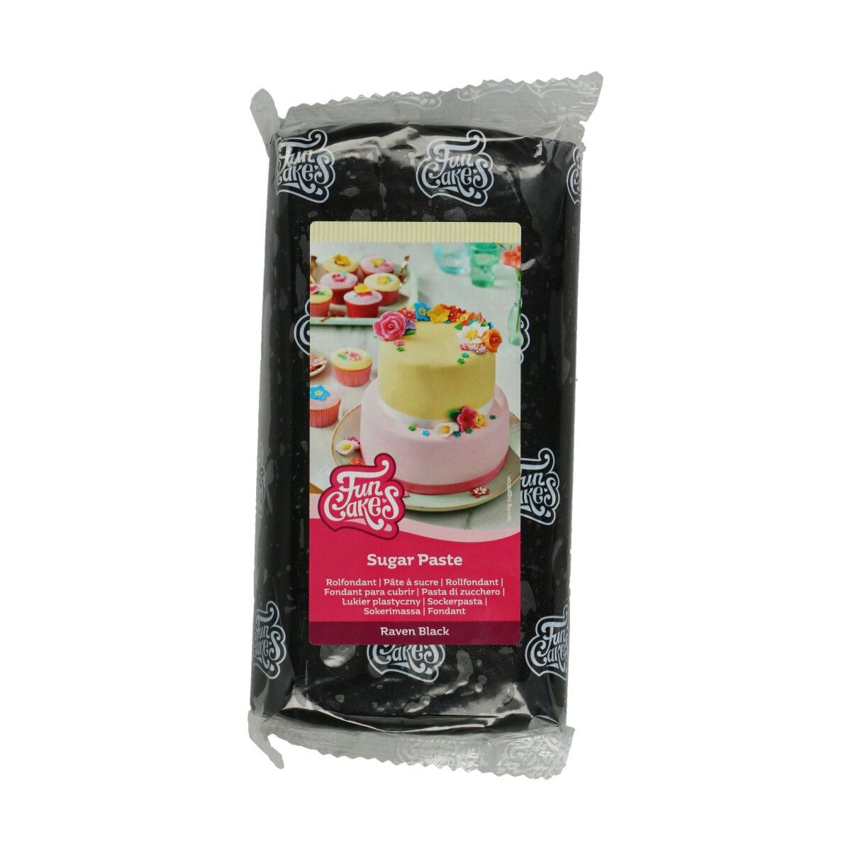 FunCakes - Sockerpasta Svart 1 kg