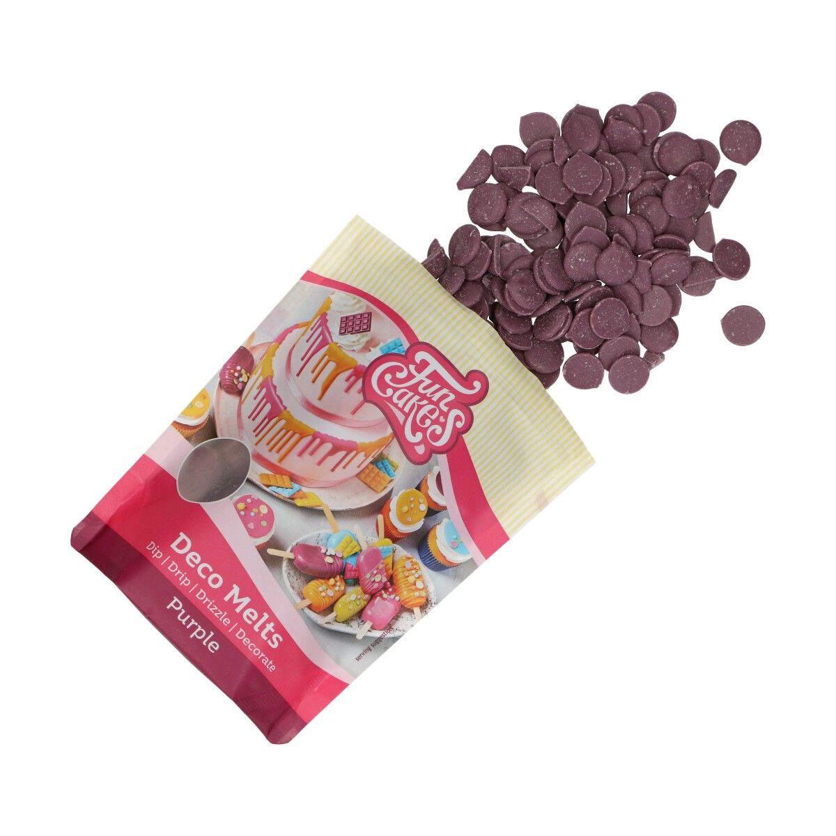 FunCakes - Deco Melts Lila 250 gram