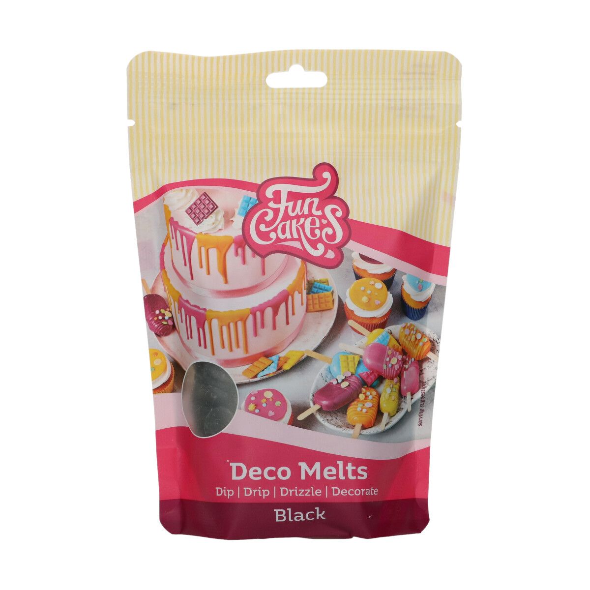 FunCakes - Deco Melts Svart 250 gram