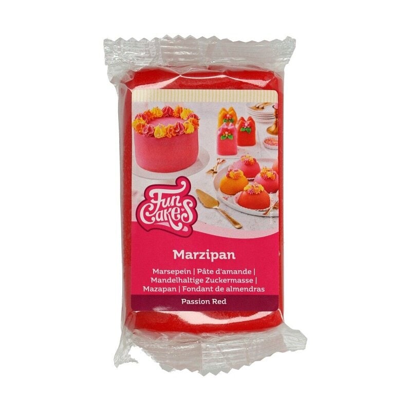 FunCakes - Marsipan Röd 250 gram