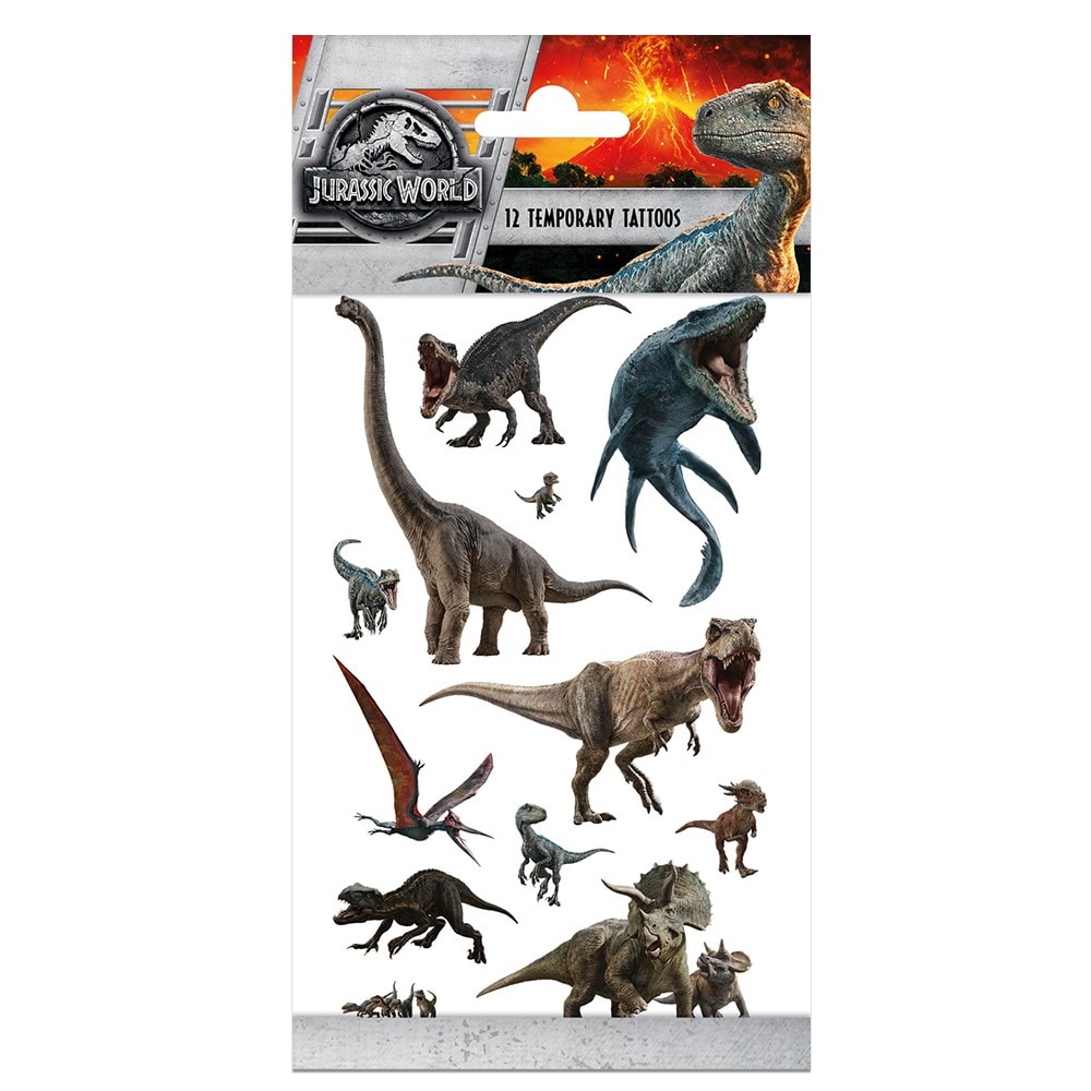 Jurassic World - Tatueringar 12-pack