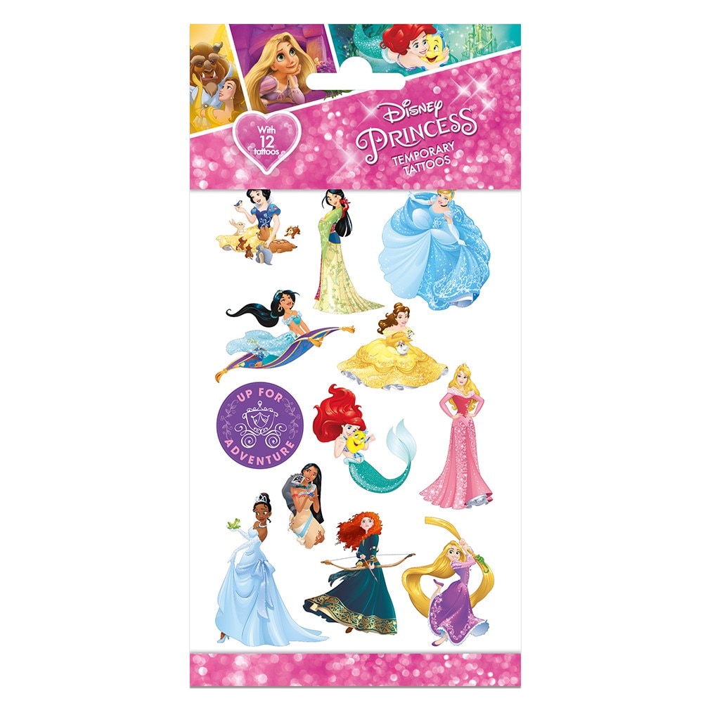 Disney Prinsessor - Tatueringar 12-pack