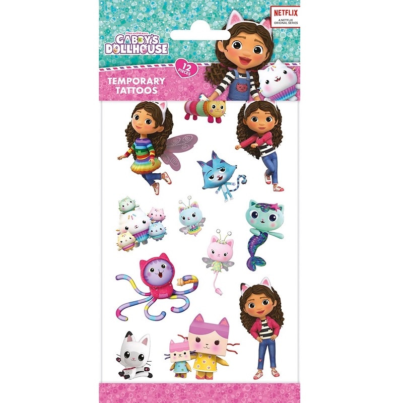 Tatueringar - Gabby's Dollhouse 12-pack