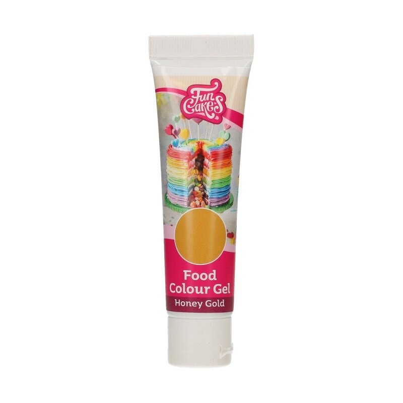 FunCakes Pastafärg Honey Gold 30 gram