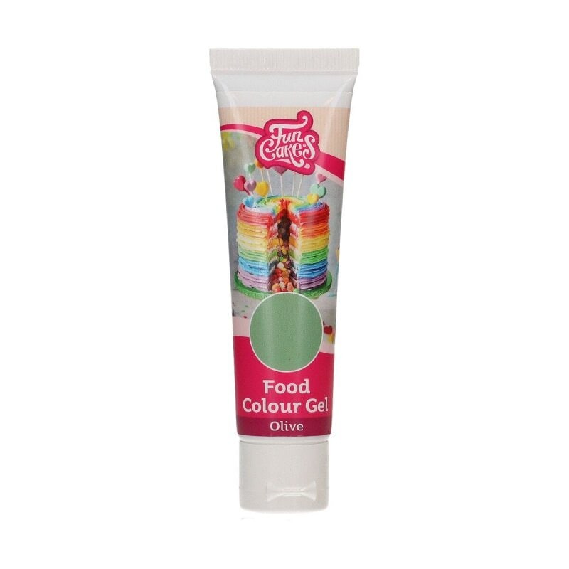 FunCakes Pastafärg Olivgrön 30 gram