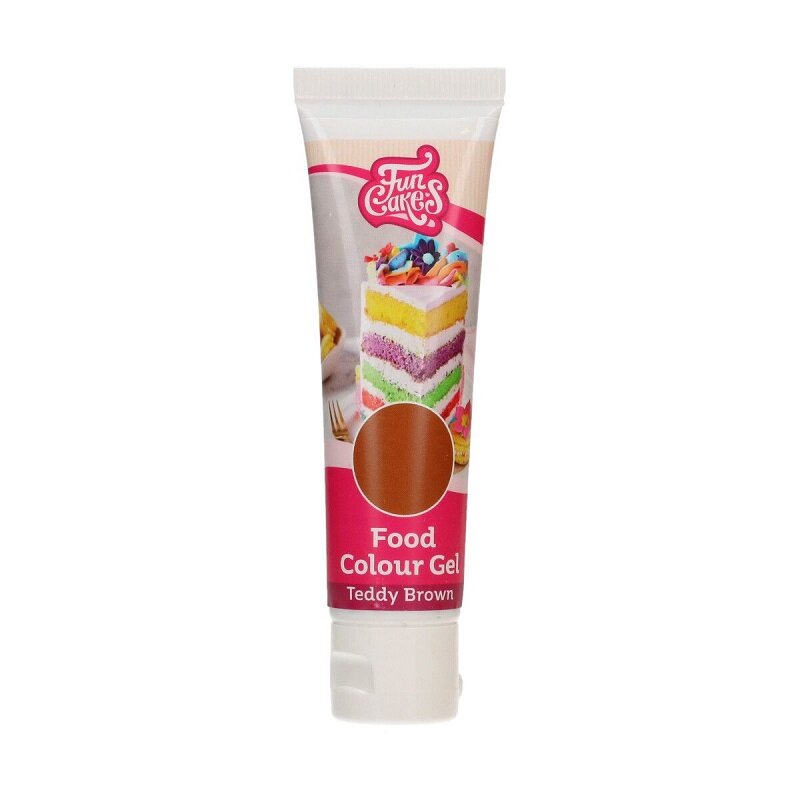 FunCakes Pastafärg Teddybrun 30 gram