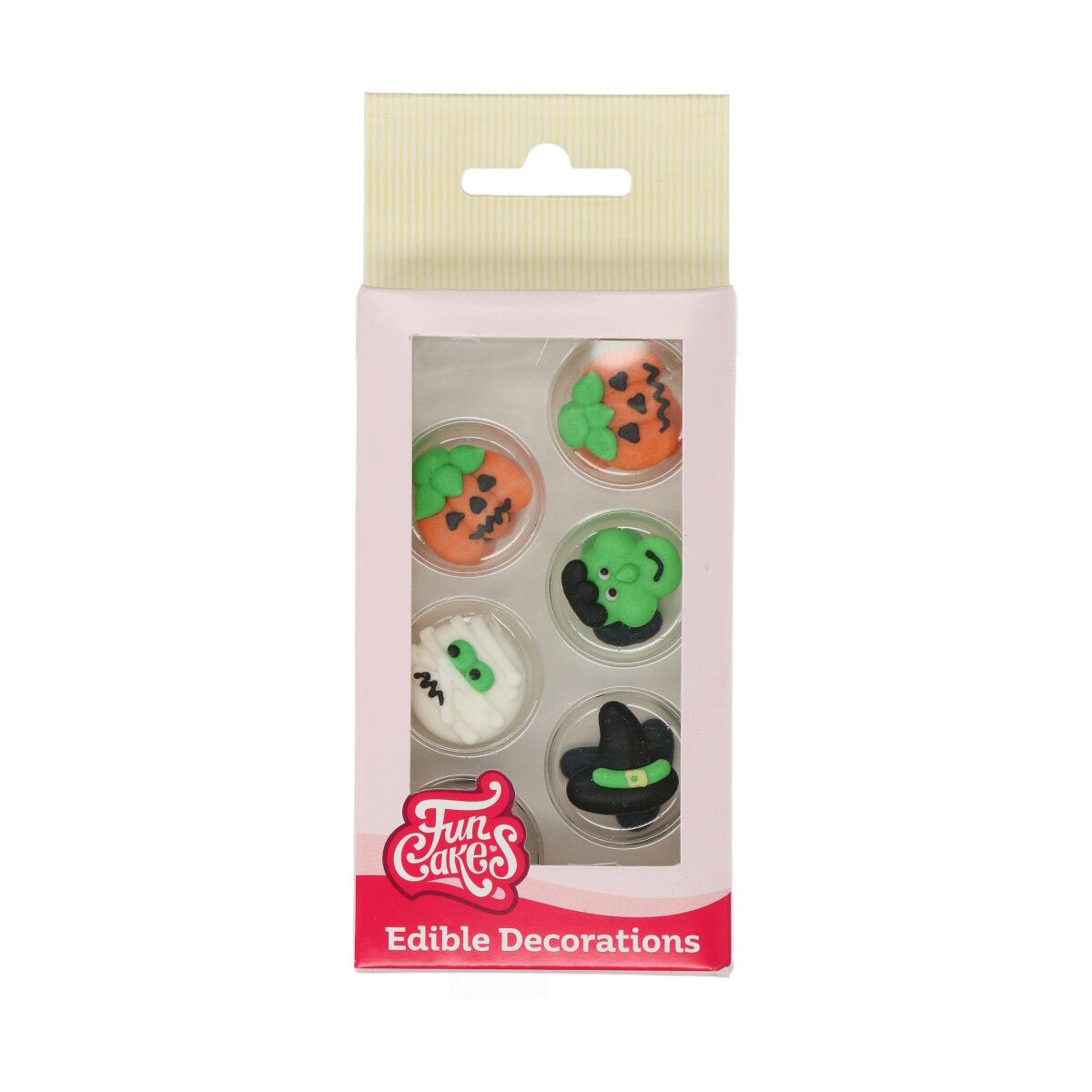 FunCakes - Sockerdekorationer Halloween 12-pack