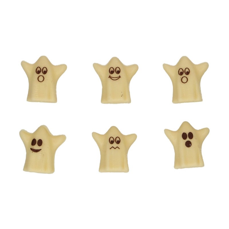FunCakes - Choklad dekorationer 3D spöken 6-pack