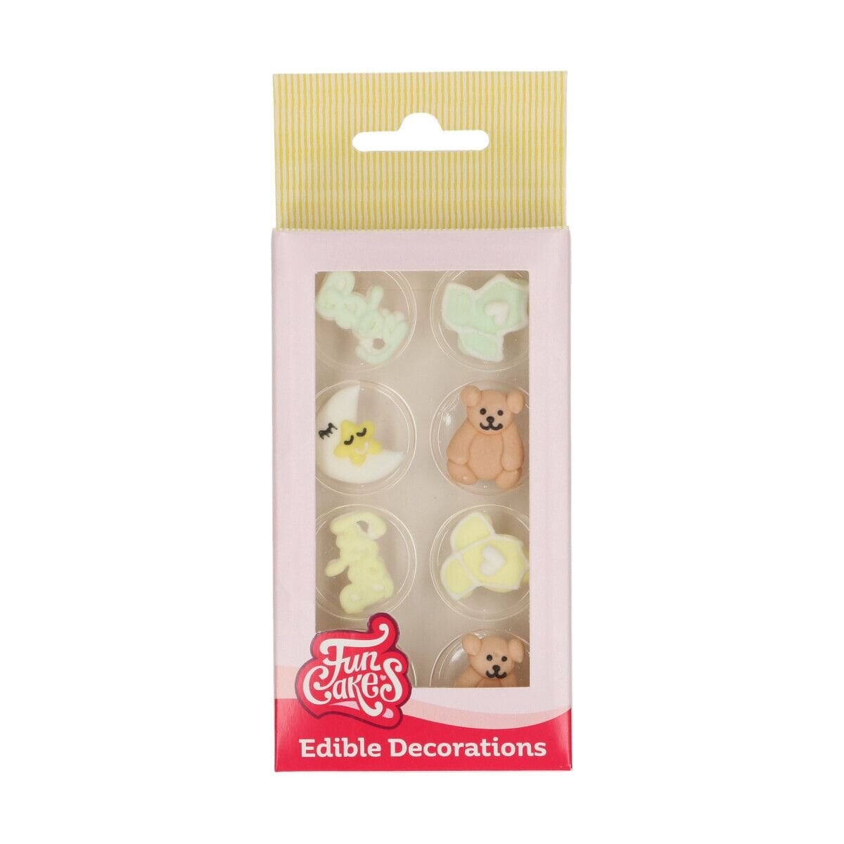 FunCakes - Sockerdekorationer Baby 8-pack