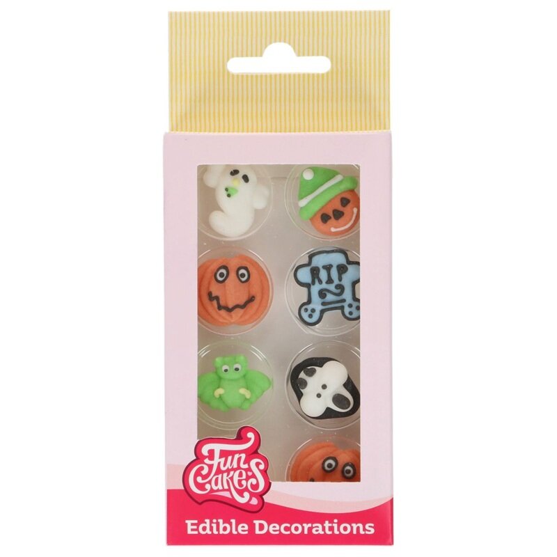 FunCakes Sockerdekorationer Spooky 8-pack