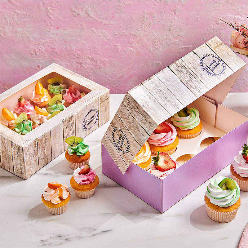 FunCakes - Cupcake boxar för 6 cupcakes 3-pack