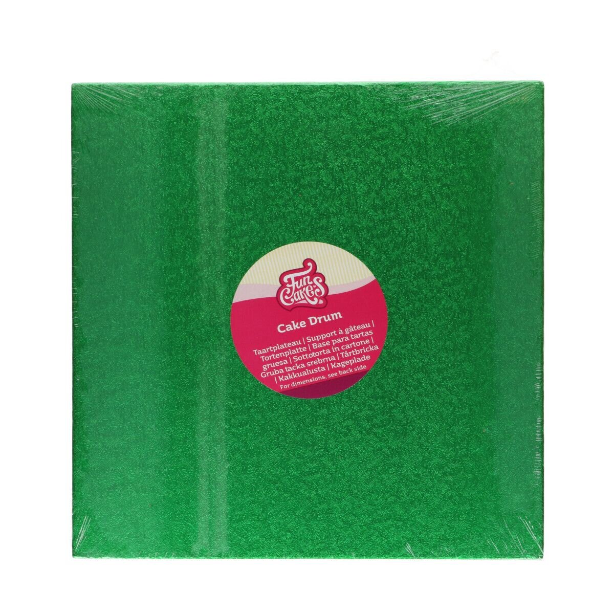 FunCakes - Tårtbricka fyrkantig Grön 30,5 cm