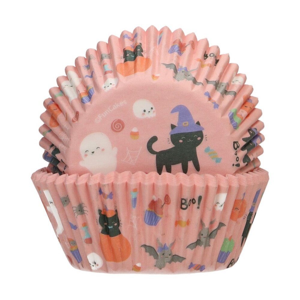 FunCakes - Muffinsformar Cute Halloween 48-pack