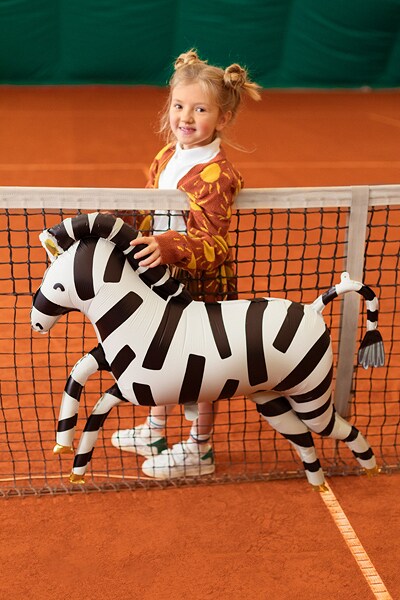 Folieballong Zebra 115 cm