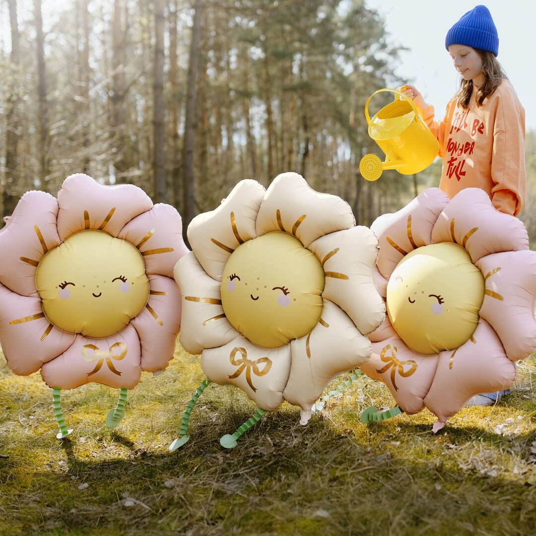 Blomma Stående Folieballong 104 cm