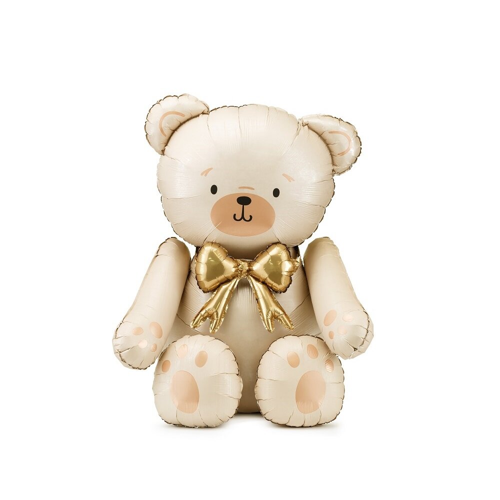 Teddybjörn Sittande Folieballong 84 cm
