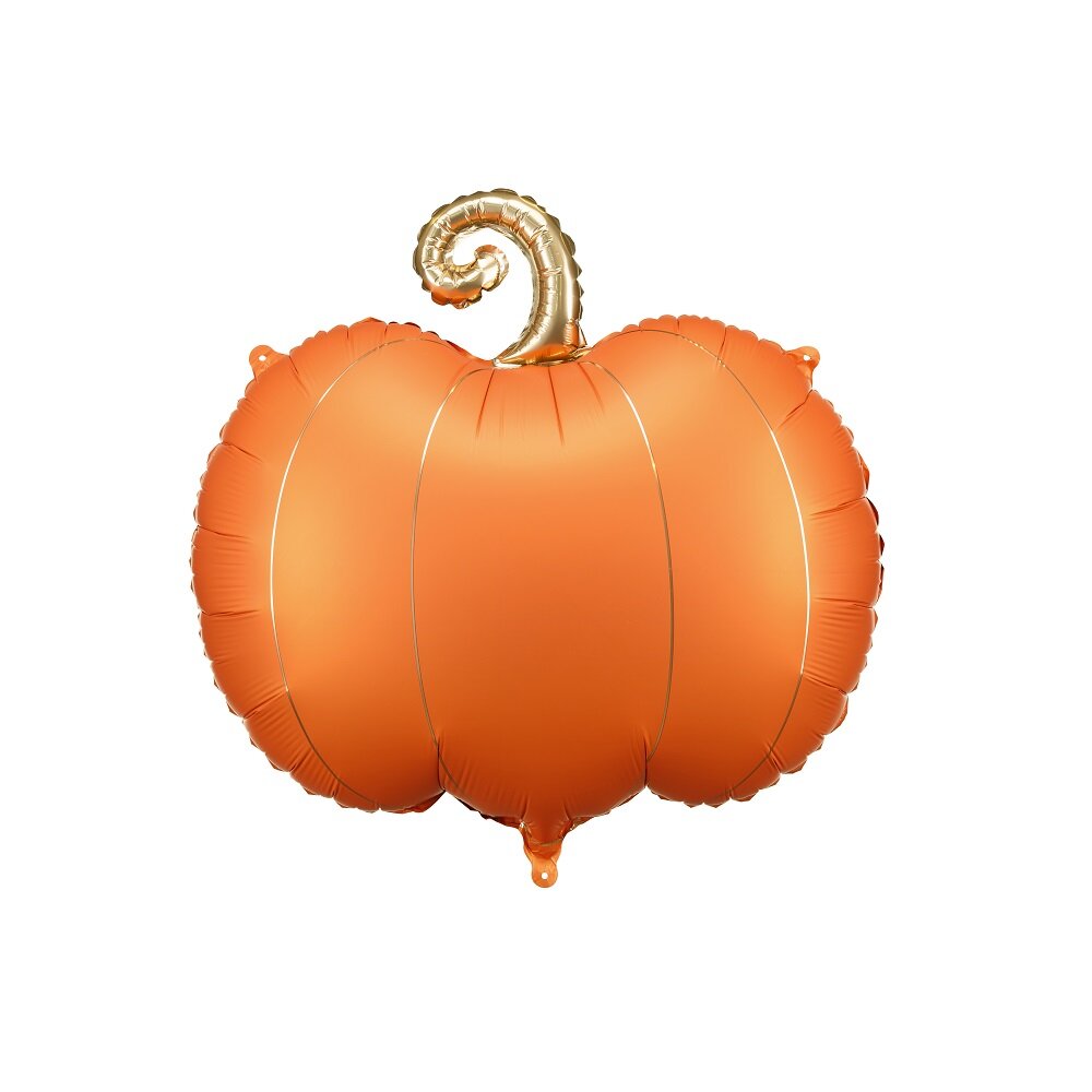 Folieballong - Pumpa med gulddetaljer 62 cm