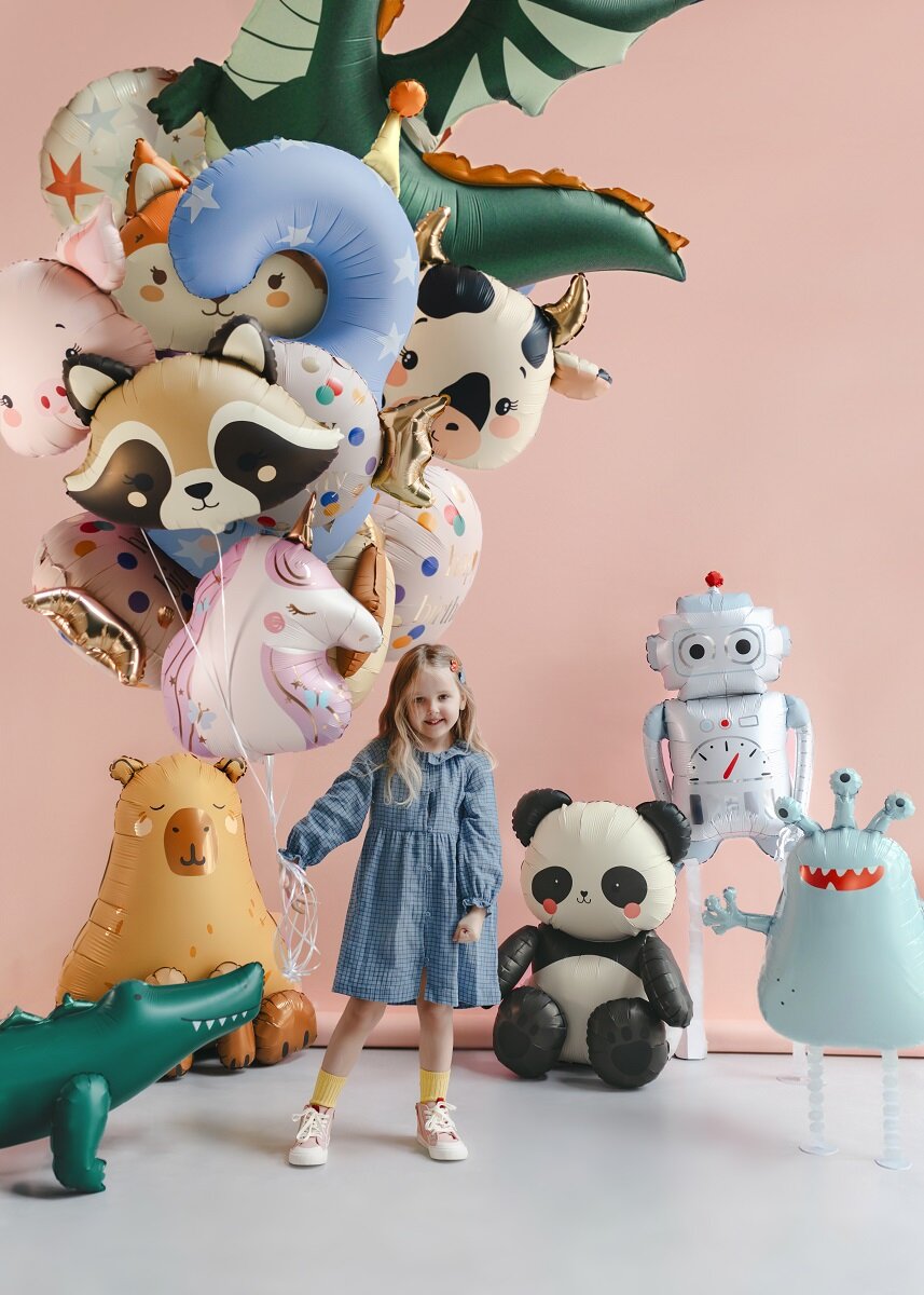 Folieballong Sittande Panda 72 cm