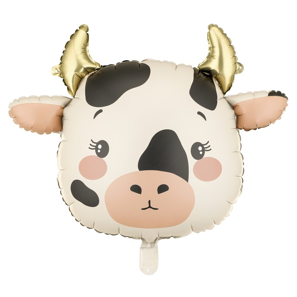 Folieballong Ko-ansikte 57 cm