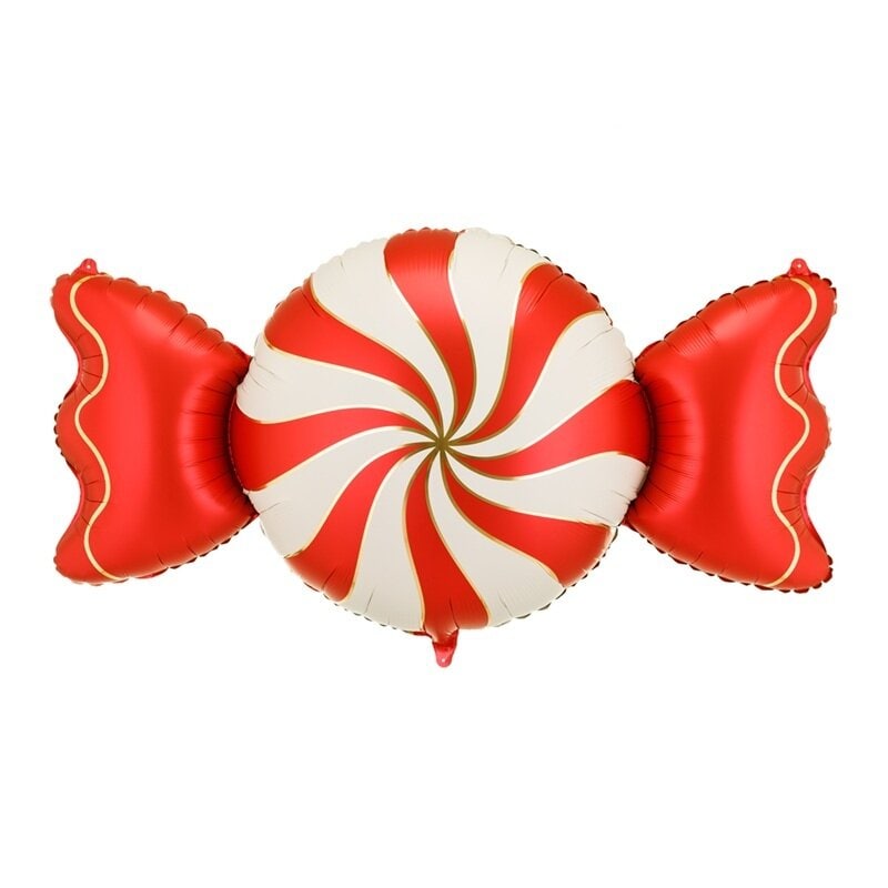 Folieballong Röd Karamell 113 cm