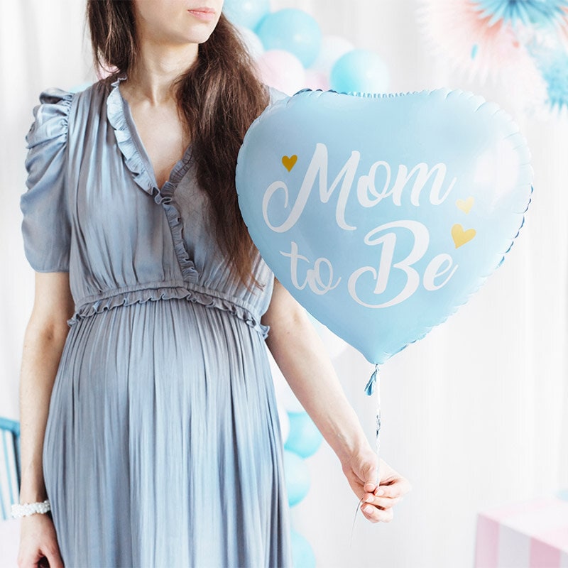 Folieballong Blå, Mom To Be