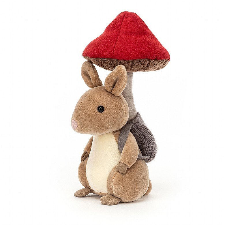 Jellycat - Kanin med röd svamp 22 cm