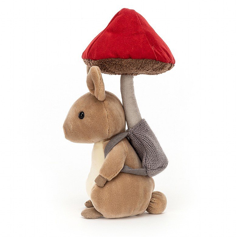 Jellycat - Kanin med röd svamp 22 cm
