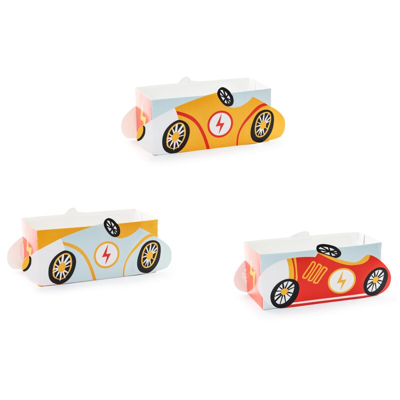 Racer Cars - Snacksboxar 3-pack