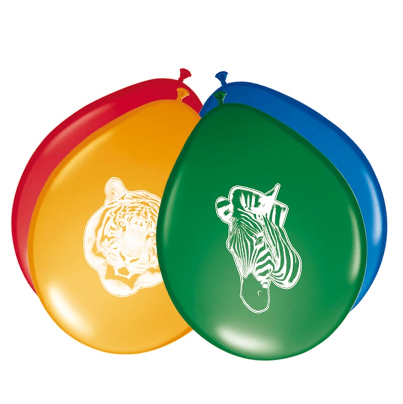 Tropisk Safari - Ballonger 8-pack