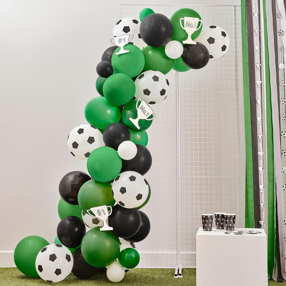 DIY Ballongbåge - Fotboll