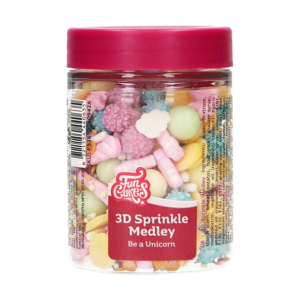 FunCakes - Strössel Enhörning 70 gram