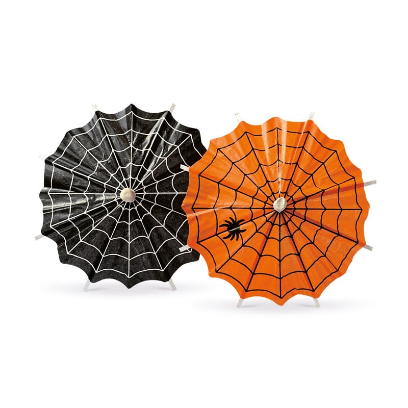 Halloween BOO! Parasol Picks 8-pack