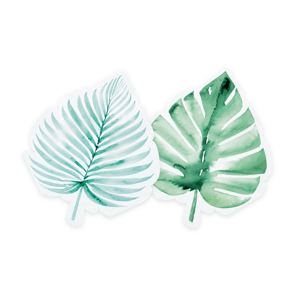 Summer Time Lövformade Servetter 20-pack