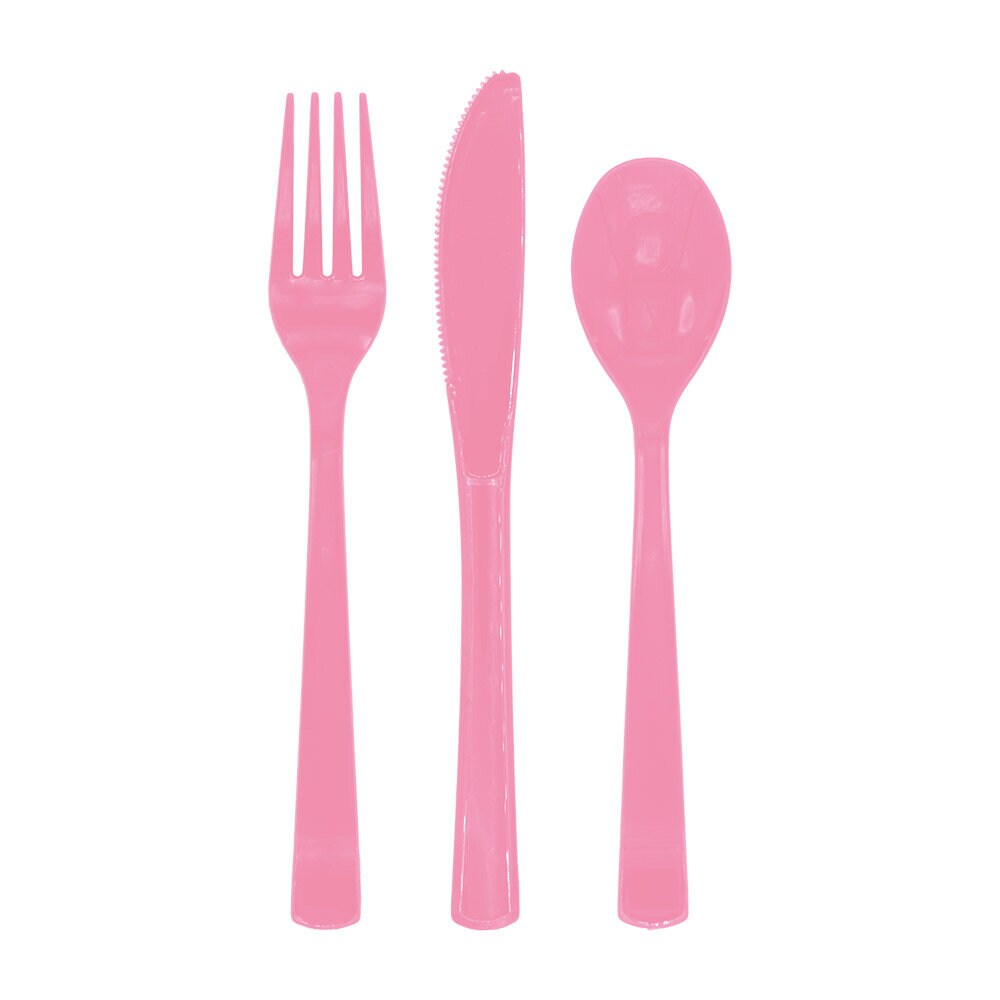 Plastbestick Rosa 18-pack