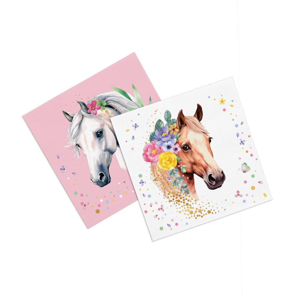 Hästar Servetter 20-pack