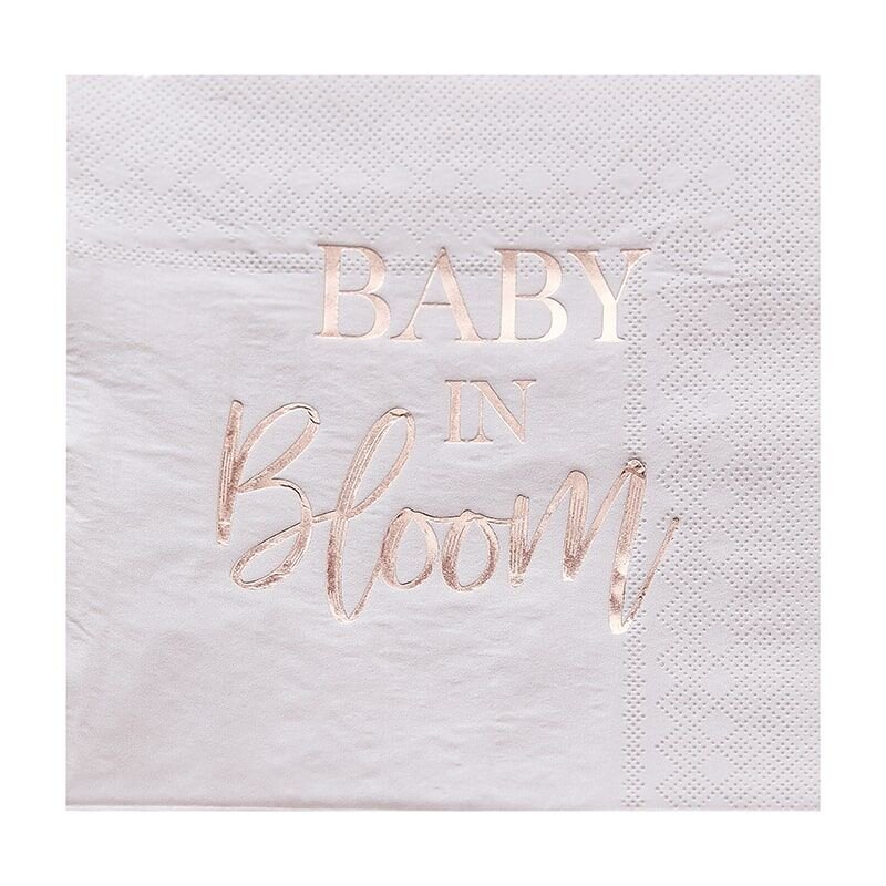 Baby in Bloom - Servetter 16-pack