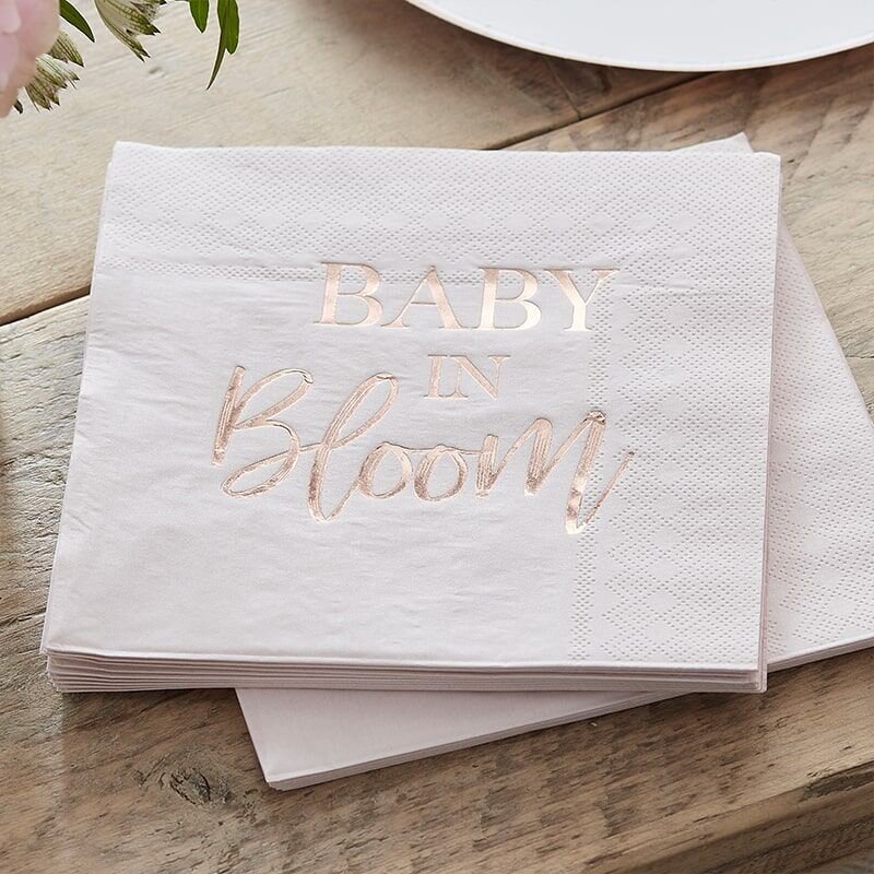 Baby in Bloom - Servetter 16-pack