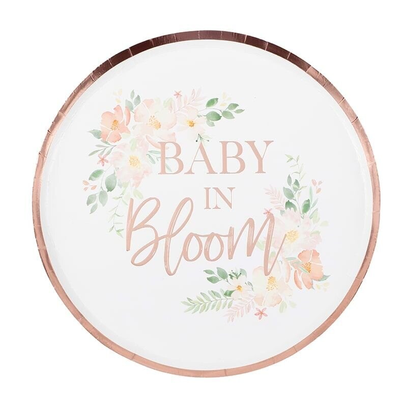 Baby in Bloom - Tallrikar 8-pack